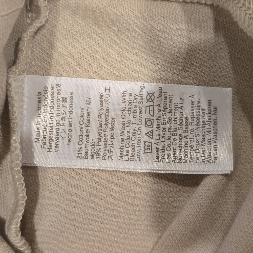 NWT J.CREW Tan PERFORMANCE HALF ZIP PULLOVER SHIRT BR832 SZ S $98 - Picture 6 of 10